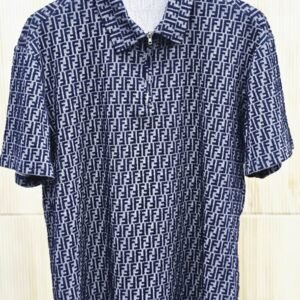 blue pattern Tshirt